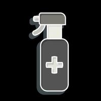 Icon Spray. related to Cleaning symbol. glossy style. simple design editable. simple illustration vector