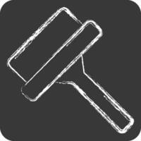 Icon Wiper. related to Cleaning symbol. chalk Style. simple design editable. simple illustration vector