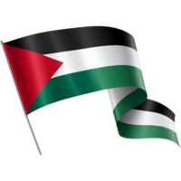 agitant ruban Palestine drapeau.ai génératif png