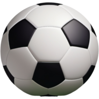 Soccer ball on stadium.AI Generative png