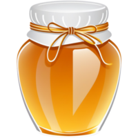 natural miel en jar.ai generativo png