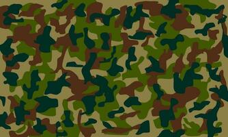 militar camuflaje modelo. sin costura verde y marrón color camuflaje modelo vector. bosque camuflaje. vector