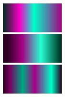 Set of trendy gradient backgrounds and texture for mobile application or wallpaper. Vivid design element for banner, cover, flyer, wall paint. Modern screen vector design with neon color.