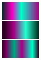 Set of trendy gradient backgrounds and texture for mobile application or wallpaper. Vivid design element for banner, cover, flyer, wall paint. Modern screen vector design with neon color.