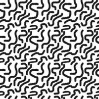 Abstract seamless Pattern. Elegant wavy pattern. Vector seamless black and white wavy shapes pattern. Abstract background. Repeating abstract tileable background. Trendy design