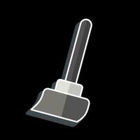 Icon Broom. related to Cleaning symbol. glossy style. simple design editable. simple illustration vector