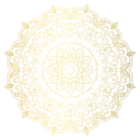 Golden mandala.Mandala de lujo .color dorado png