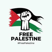 gratis Palestina movimiento ilustración vector aislado en blanco antecedentes. orar para Palestina símbolos