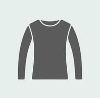 Women's jumper icon on a background. Vector illustration.