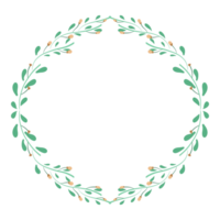 a wreath of flowers on a transparent background png