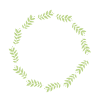 a wreath of flowers on a transparent background png