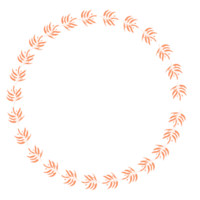 a wreath of flowers on a transparent background png