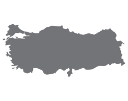 Map of Turkey. Turkish map in details png