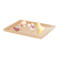 cutie mushrooms on tray png