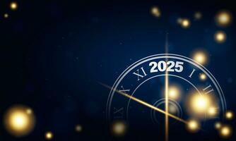 2025 Happy New Year Background Design. vector