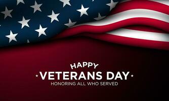 Veterans Day Background Design. vector