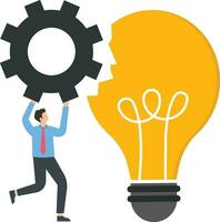 improvement and idea implementation vector