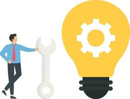 Software maintenance or development of ideas vector