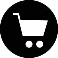 compras carro línea Arte icono para aplicaciones y sitios web carretilla lineal plano negro blanco símbolo archivo. editable carrera .vector vector