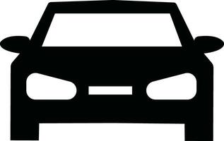 realistic vector car and perspective from front, back, side and top. Car Icons - Line Series