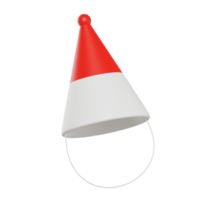 fête chapeau Indonésie 3d icône png