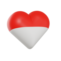 amor Indonesia 3d icono png