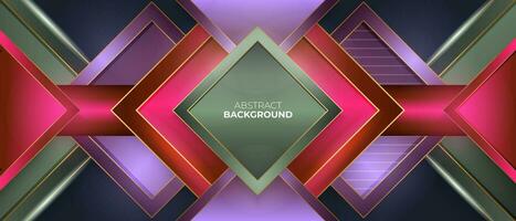 abstract purple and red rectangle shapes background vector