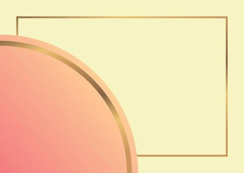 semicircular resumen forma fondo, gratis Copiar espacio área. modelo para diseño de certificado, carta, presentación, bandera, póster. vector