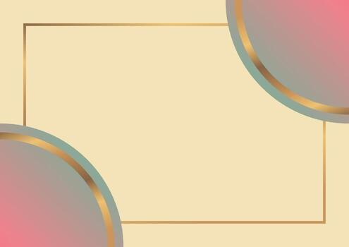 semicircular resumen forma fondo, gratis Copiar espacio área. modelo para diseño de certificado, carta, presentación, bandera, póster. vector