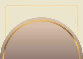 semicircular resumen forma fondo, gratis Copiar espacio área. modelo para diseño de certificado, carta, presentación, bandera, póster. vector