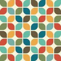 Retro pattern. Colorful geometric background. Vector illustration