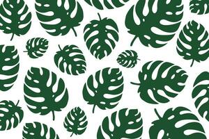 monstera hoja modelo con resumen concepto. lata ser usado como un cubrir, fondo de pantalla, fondo, pared decoración. vector