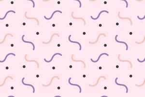 Memphis background pattern in cute pastel color. Eps10 vector