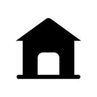 Home vector icon in solid style