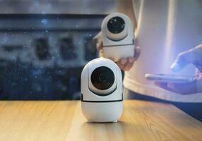 IP wifi wireless security camera supports Internet installation technology, security systems, smart home applications photo