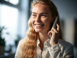 The Power of a Smile - Portraits of Successful Women in Business - AI generated photo