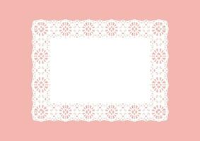 Paper cut Beautiful Horizontal lace vector material