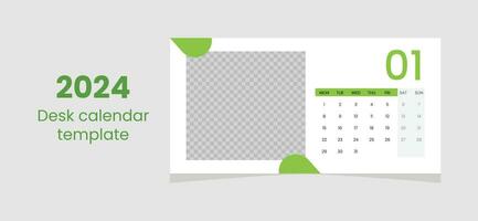 2024 Calendar Template Elegant Vector Design