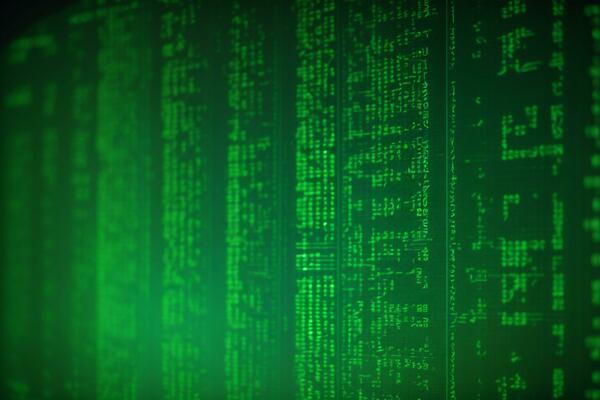 Binary codes wallpaper ai genreated