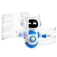 Robot 3D icon design. Robot analyzes the database, Data analysis artificial intelligence AI with robot photo