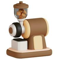 Coffee grinder 3D illustration photo