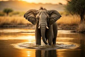 Elephant wallpaper, Elephant HD ,Elephant images download Ai generated photo