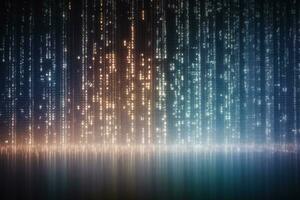 Binary codes wallpaper ai genreated photo