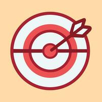 target goal icon vector