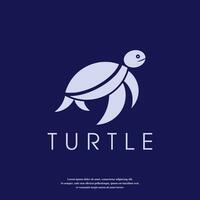 vector turtle logo design template