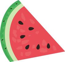 Watermelon slice illustration vector