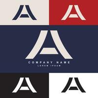 Letter A logo vector