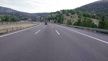 interurbain Autoroute, laps de temps. video