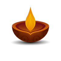 Happy diwali lamp element of festival transparent image png