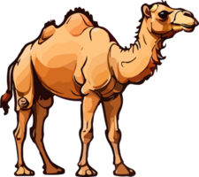 kameel illustratie mascotte ai generatief png